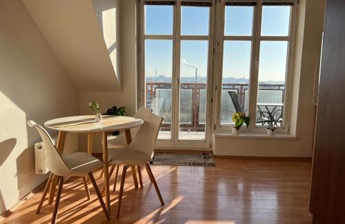 Smichov Apartment | Rooftop Prague view apartment