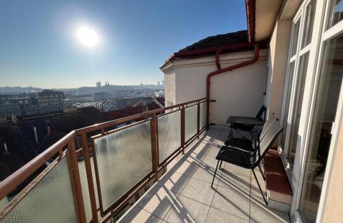 Smichov Apartment | Rooftop Prague view apartment