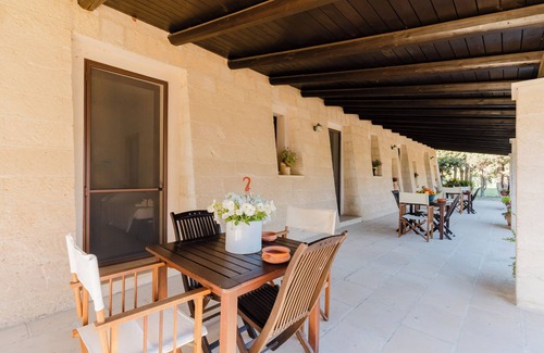 Casarano Apartment | Room 'Arancio' with Private Terrace, Wi-Fi and Air Conditioning