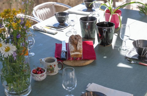 Valgorge Apartment | Room 'La Ferme De Chalas - Dénave' with Shared Pool, Shared Terrace and Wi-Fi