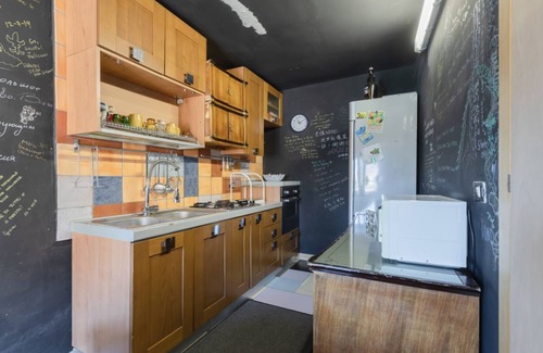 Albergheria Apartment | Roomy apartment of about 110 sqm, with characteristic finishes, able to accommodate up to 10 people, located on the third floor of a renovated building (NO lift). The property is located in the center of Palermo, in a Restricted-Traffic Area, a short dis