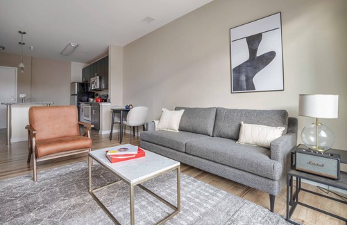 Near Northeast Apartment | Roomy NoMa 1BR w/Gym, Doorman, Garden, nr. Union Station, by Blueground