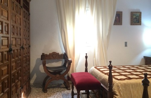 Pegalajar House | Rural Accommodation Shared Garden of French, Bedroom Blue