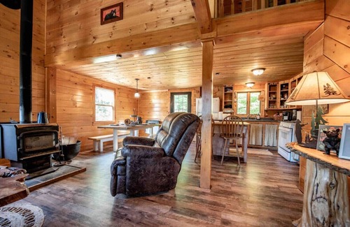 Canaan Apartment | Rustic 3BR Cabin OFF-GRID Cabin