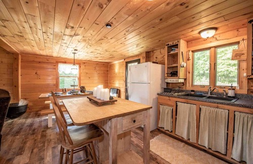 Canaan Apartment | Rustic 3BR Cabin OFF-GRID Cabin