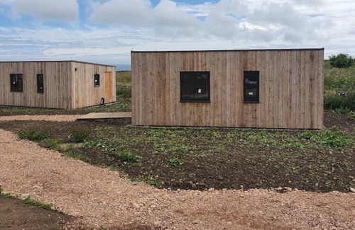St. Andrews Cabin | Rustic cabin 2, sea views from rewilded farm