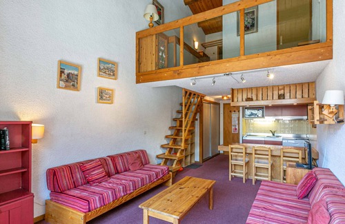 Val-d'Isere Apartment | Rustic Duplex Apartment with Large South-Facing Terrace Near Val-d'Isère Village