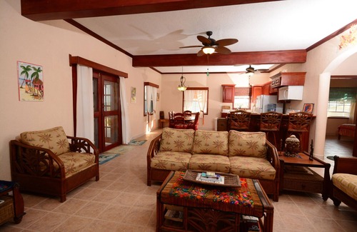 San Pedro House | Rustic Ocean front Home with POOL-115' of beachfront 250 ft Dock-nGOLD STANDARD