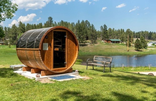 Custer Apartment | Rustic Sanctuary: Firepit + Sauna + Wildlife Watching