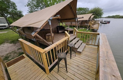 Texas Gulf Coast Cabin | Safari Tent Near SpaceX & Boca Chica Beach!