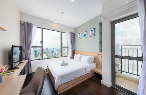 Bach Dang Riverside Apartment | SaigonRise CDB-Apartment free Pool and Sim 4G