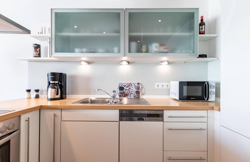 Borkum Apartment | Sandbank Domizil in Haus Seeblick - view of the North Sea!