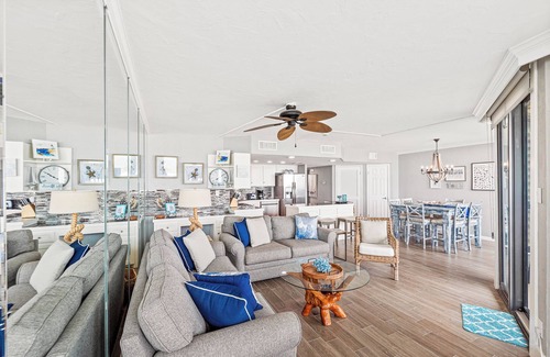 Port Aransas Condo | Sandpiper Condominiums 403, Panoramic Gulf Views w/direct access to Mustang Island/Port A beaches.
