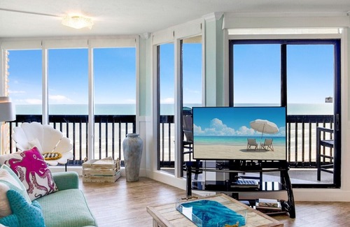 Port Aransas Condo | Sandpiper Condominiums 908L, Panoramic Gulf Views w/ direct access to Mustang Island/Port A beaches.