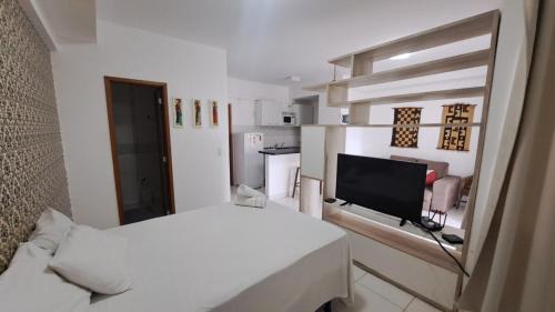 Goiania Apartment | Santorini na rua do hospital Premium Mater Dei Piscina Academia Jacuzzi Parque Areiao e Goiania Shopping tudo perto