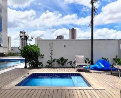 Goiania Apartment | Santorini na rua do hospital Premium Mater Dei Piscina Academia Jacuzzi Parque Areiao e Goiania Shopping tudo perto