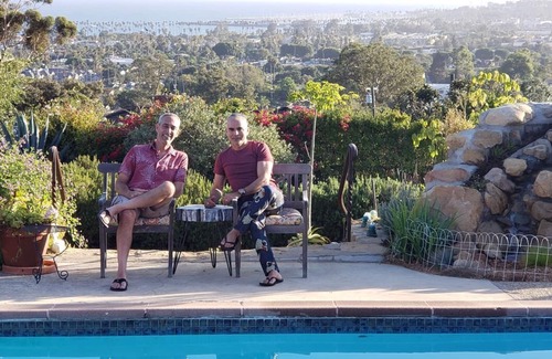 Eastside House | SB home.n Pool, hot tub. Gardens. Views. Privacy/Quiet property