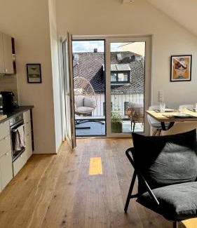 Schweich Apartment | Schickes Penthouse-Apartment mit Weinbergblick
