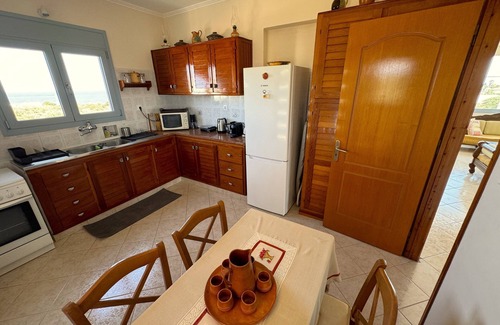 Aegina Town Villa | Sea front retreat! 360 views, top floor, luxurious spaces, unique BBQ area.