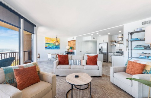 Port Aransas Condo | Sea Gull #907L: Beachfront 1 Bedroom 1 Bathroom With Spectacular Views and 24 Hour Management
