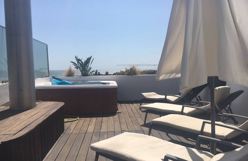 Vale do Garrao Apartment | Sea view duplex two bed apartment just minutes from the beach, private jacuzzi.