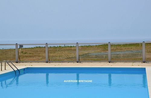 Guidel Apartment | Sea view Guidel beach heated pool vacation cottage Brittany seaside