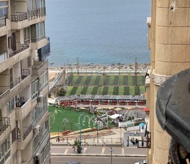Ar-Raml 1 Apartment | Sea view in gleem luxury apartments - Saba Basha - alexandria