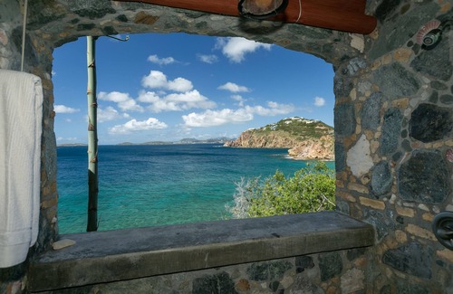 Estate Chocolate Hole and Great Cruz Bay Villa | Sea View Terrace, Stunning Views, pool, private beach access, SolVillasUSVI