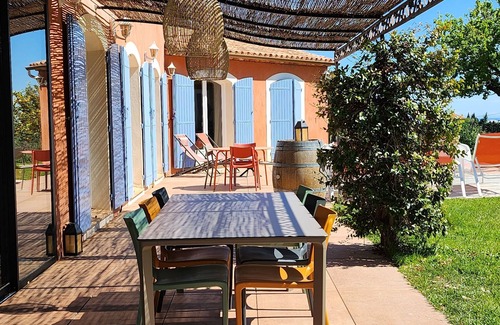 Cagnes-sur-Mer Villa | Sea view villa on the heights with heated pool