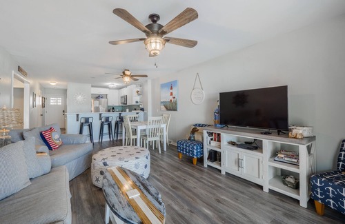 Kure Beach Condo | SeaBatical | Oceanfront + Summer Community Pool!