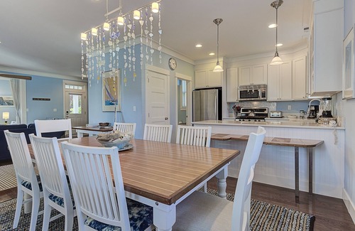 Seabrook House | Seabrook's Boat House, a spacious home steps away from the indoor pool!
