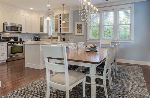 Seabrook House | Seabrook's Boat House, a spacious home steps away from the indoor pool!