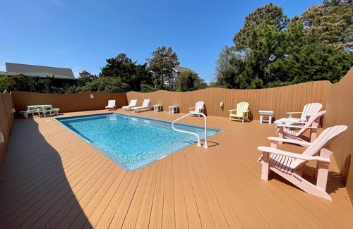 Ocracoke House | Seaduction: Private pool, oversized hot tub, incredible marsh views.