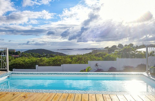 Estate Pastory Villa | Searenity Villa in Cruz Bay with private pool and sunset view