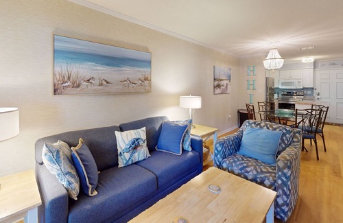 Folly Field Condo | Seas the Day - all-suite getaway with pools, tennis, steps to beach