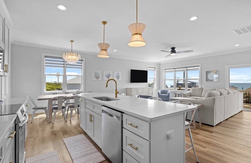 Emerald Isle House | Seas Your Moment - NEW CONSTRUCTION, Pool, Elevator, VERY Short Walk to Beach