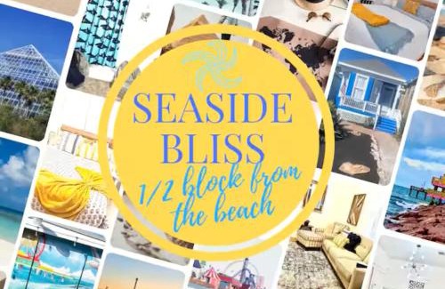San Jacinto House | SeaSide Bliss - Steps to Beach 2 King Beds 2 Full Baths Pets OK