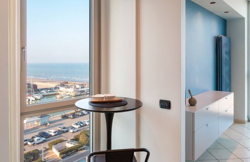 Riccione Apartment | Seaside Elegance: BLUE IL PORTO with Panoramic Sea Views