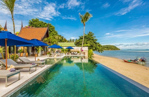 Bophut Hills Villa | Seaside Serenity: Baan Capo-Oceanfront Luxury Villa with 4 Bedrooms in Koh Samui