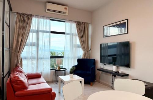 Downtown Kota Kinabalu Apartment | Seaview City Center,5PAX room 2min walk to island hopping