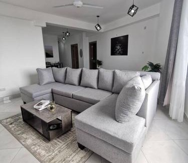 Mombasa Apartment | Seaview Penthouse, AC included & Rooftop Pool
