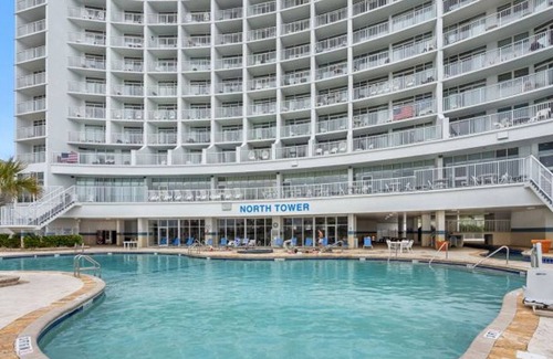 The Dunes Condo | Seawatch Resort North Tower 708 - Ocean Front 1 Bedroom Condo - Sleeps 4 - Hot Tub, Lazy River, & Indoor/Outdoor Pools