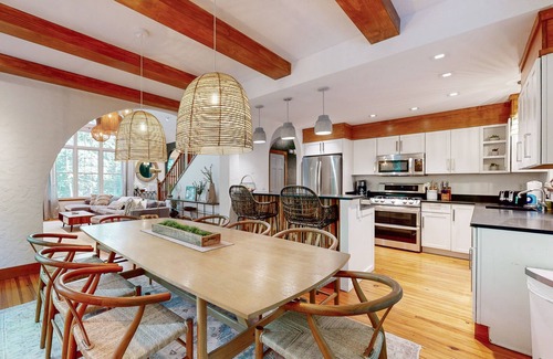 Asheville House | Secluded estate on .77 wooded acres with hot tub & home office