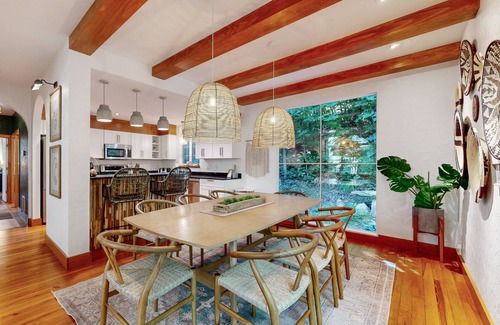 Asheville House | Secluded estate on .77 wooded acres with hot tub & home office