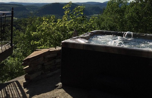 La Conception House | Secluded Mountaintop Chalet - 230 Acres W/ 2 Private Lakes and Hot Tub Spa L