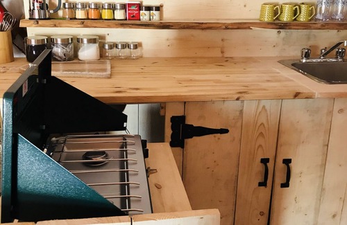 Boularderie RV Rental | Secluded yurt down by the river
