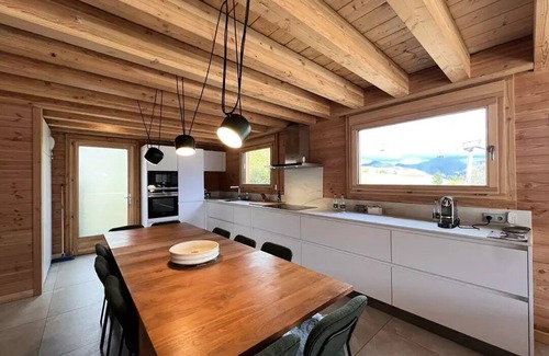 La Toussuire Ski Chalet | Semi-detached chalet close to slopes with sauna