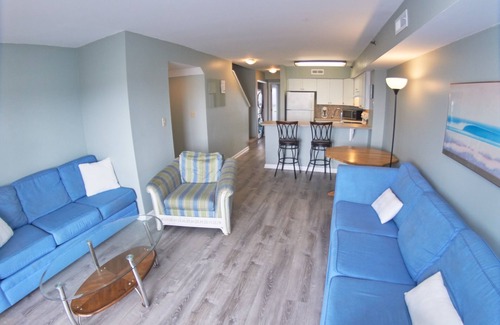 Midtown Ocean City Condo | Senior week welcome! Walk to beach and boardwalk! 4 balconies