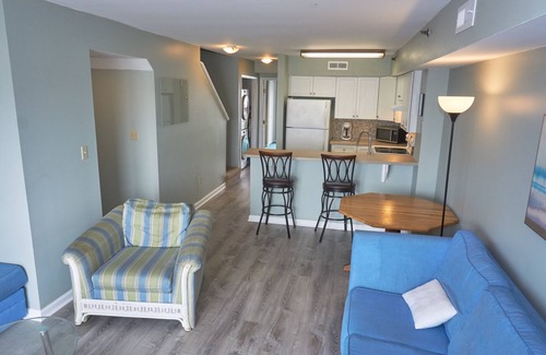 Midtown Ocean City Condo | Senior week welcome! Walk to beach and boardwalk! 4 balconies