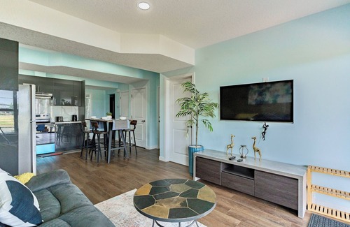 West Edmonton House | Serene lake view 2 bedroom basement suite located in the heart of West Edmonton.